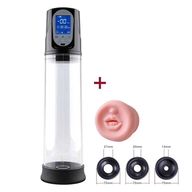 Electric Penis Pump Penis Enlargement Trainer Massager