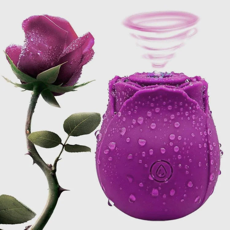 Rose Vagina Sucking Vibrating Toy